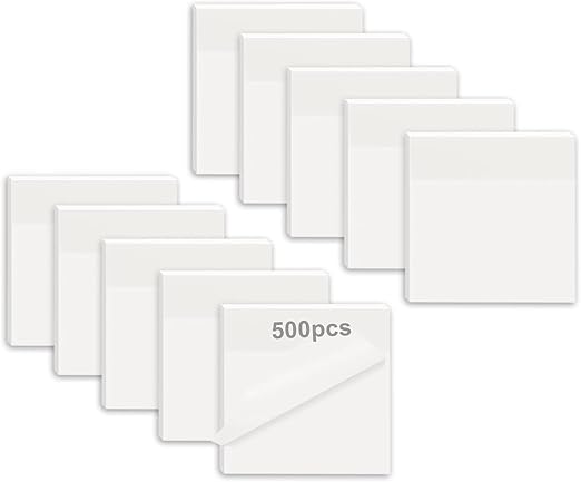 MIUTME 500 adet Şeffaf Yapışkan Notlar