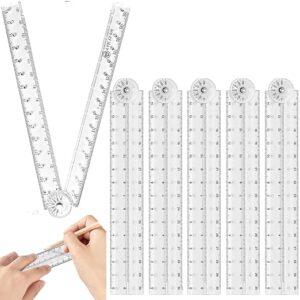 LCHYI 6pcs Clear Acrylic Rulers