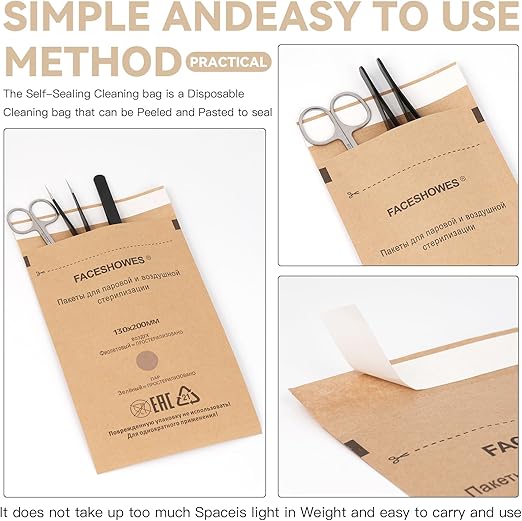 BUCICE 100 adet Sterilizasyon Torbası - Görsel 2